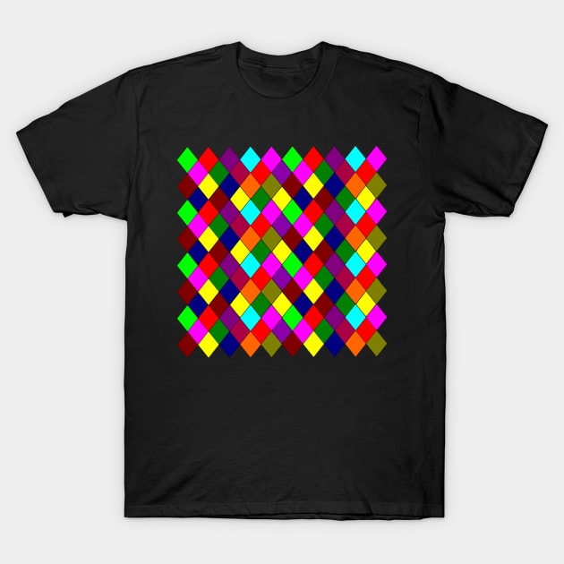 Colourful Pattern T-Shirt by RAK20